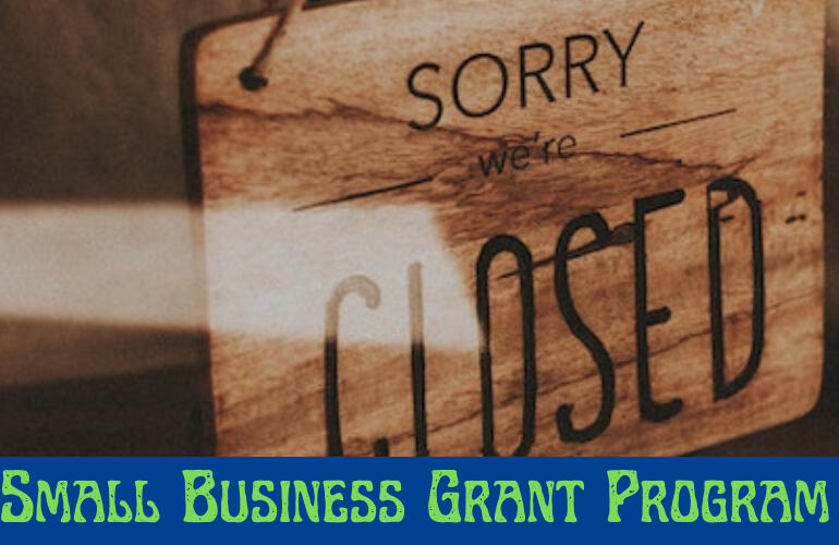 Image of a sign that says "Sorry we're Closed"